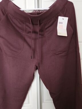 Saxx Burgundy Lounge Joggers